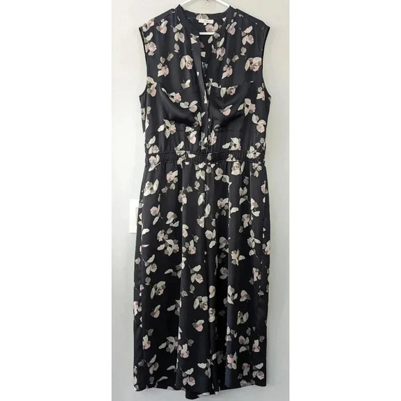 Vince Petals Waterfall Cropped Jumpsuit - Picture 2 of 9